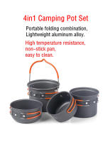 Naturehike Juego De Cocina Para Camping Y Picnics Ultraligero Portátil De Aluminio Para 2-3 Personas Sello Antideslizante Juego De Ollas Para Senderismo - details 1