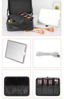 Estuche De Maquillaje Para Mujer Con Espejo Y Gran Capacidad LED Inteligente Estuche De Belleza Y Cuidado De La Piel Para Viajes Estilo Minimalista - details 11