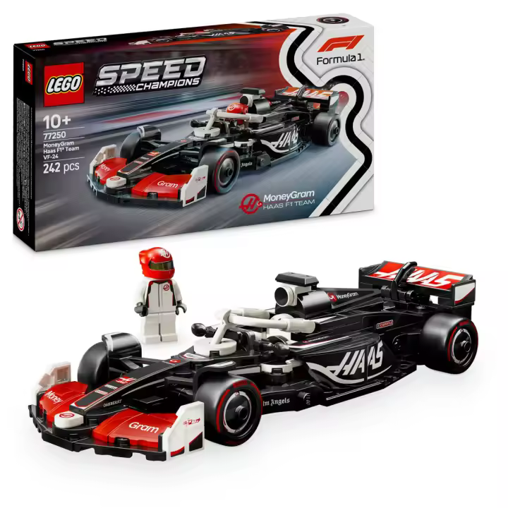 COCHE DE CARRERAS MONEYGRAM HAAS F1® TEAM VF-24 - LEGO SPEED CHAMPIONS (77250) - 1