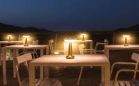 Lámpara De Mesa LED Con Sensor Táctil Luz Nocturna Recargable Sin Cable Para Decoración De Habitación Restaurante Hotel Bar - details 12