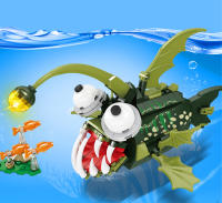 Bloques De Construcción Animal Del Mundo De La Playa Set De Modelos De Ballena Delfín Jirafa Y Oveja Para Niños Educativo DIY Juguetes Regalos De Vacaciones - details 12
