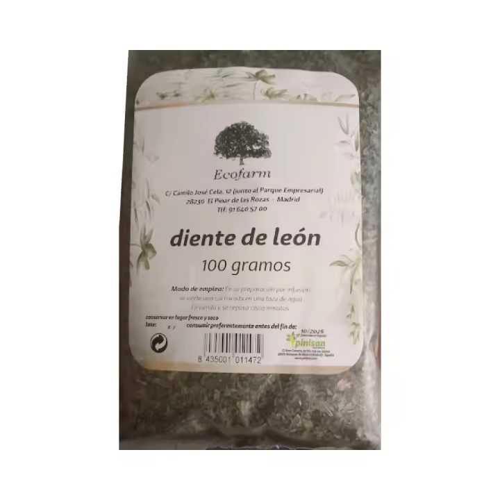 Ecofarm Diente de León 100gr - Infusión y Decocción Hierbas Medicinales - 1