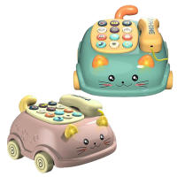 Telefono Musical Para Bebés Juguete Educativo De Iluminación Y Sonido Máquina De Historias Y Clima Para Niños Infantes 0-12 Meses Regalo Montessori - details 5