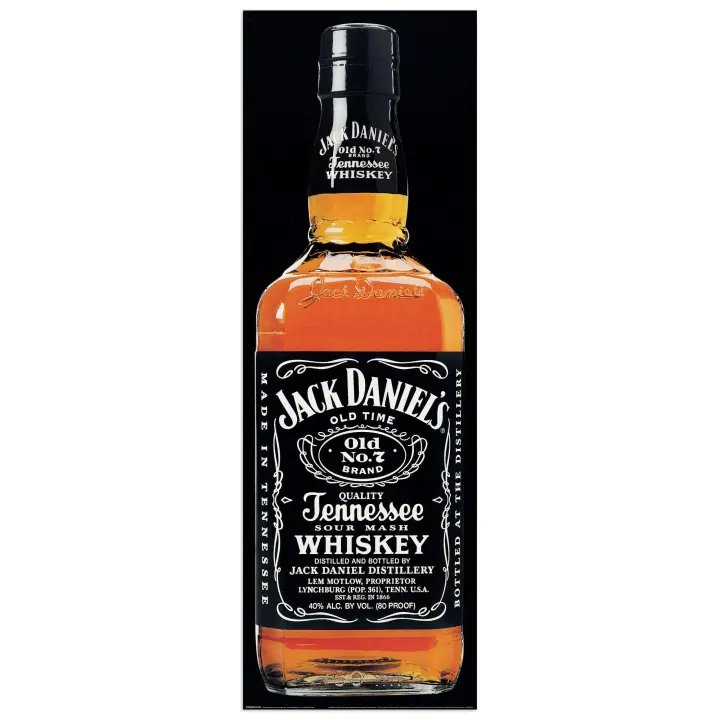 Panel decorativo, listo para colgar. -Jack Daniels - Cm 30x91 - 1