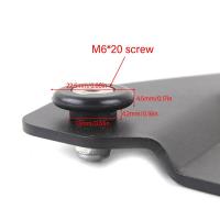 4PCS Accesorios Universal Para Motocicleta Cierre De Maletero Trasero Espaciadores Rápido Base Placa De Soporte Para Equipaje - details 1