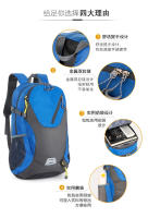 Mochila clásica de 40L para exteriores para hombre y mujer, bolso de viaje impermeable de alta calidad, Mochila deportiva informal de retales - details 15