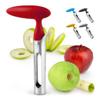 Cortador De Manzanas Y Peras De Acero Inoxidable Premium Herramienta Para Quitar La Semillas Y El Centro De Frutas Y Verduras Para Cocina - details 2