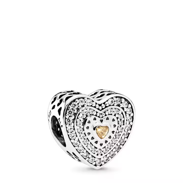 Charm Pandora Plata Corazon circonitas 792081FCZ - 1