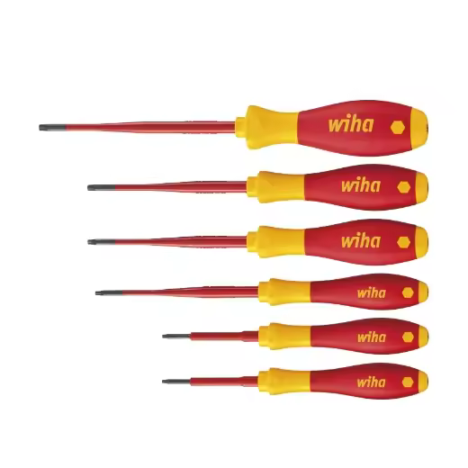Wiha Juego de destornilladores SoftFinish® electric slimFix TORX®, de 6 unid. (36558) - 1