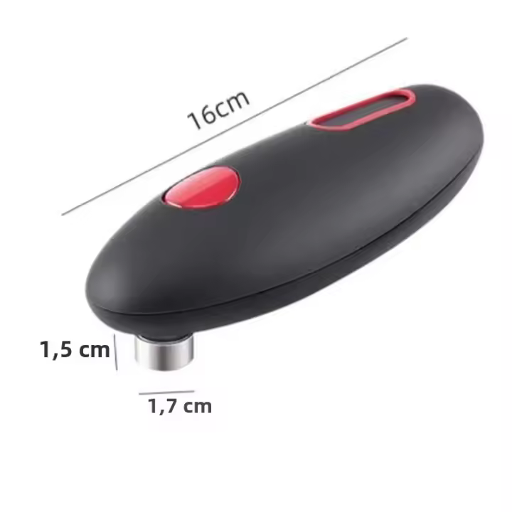 Abrepuertas Eléctrico Automático One Touch Herramienta De Cocina Portátil Para Botellas Y Latas Ecológico Y Duradero - 1