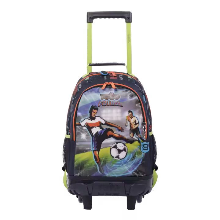 Totto Mochila infantil ruedas  -Dimensiones:28.59 x 41 x 12.5 cm-Material: Poliester - 1