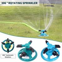 2pcs 360 ° Riegos Automáticos Para Jardín Con Nozzles Ajustables Sistema De Riego Para Césped Material ABS Resistente Al Rusticidad Verde/Azul - details 2