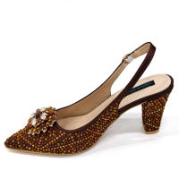 Sandalias De Fiesta Verdes Con Zapatos De Tacón Alto Y Bolso De Venus Chan Estilo INS Punta Redonda Brillante Elegantes Para Mujer - details 39