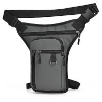 Bolsa Lateral De Motocicleta Para Hombres Múltiples Bolsillos Estilo Táctico De Cuero PU Bolsa De Viaje Deportiva Al Aire Libre - details 9