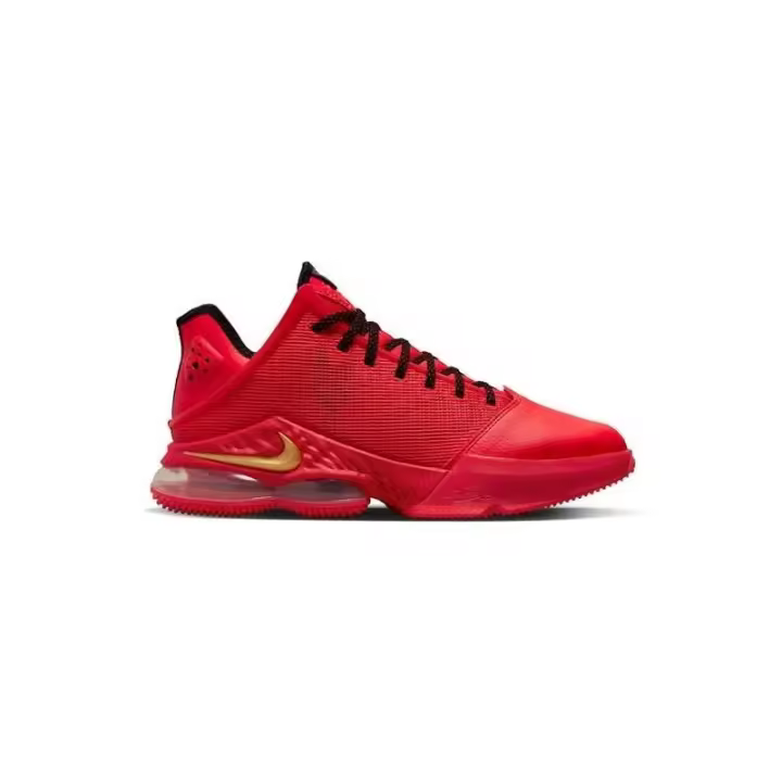 nike LEBRON 19 BAJO Hombres– color rojo y negro logo dorado DO9829-600 - 1