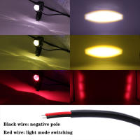 Faros Auxiliares De Motocicleta LED De Doble Color Blanco Amarillo Con Choque Bajo Consumo Luz De Conducción Brillante Antiniebla Impermeable Universal Hi/Lo Beam - details 2