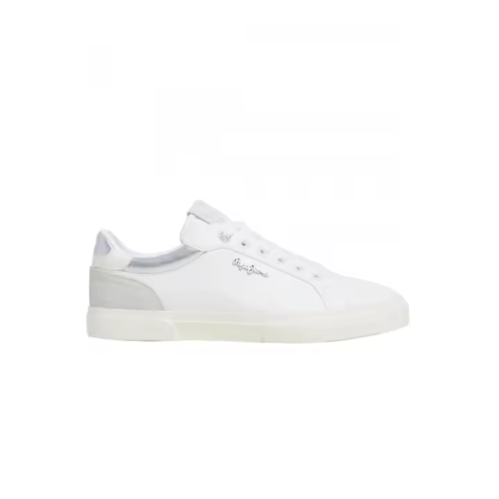 Zapatillas Pepe Jeans Kenton Court Silver Mujer Blanco - 1