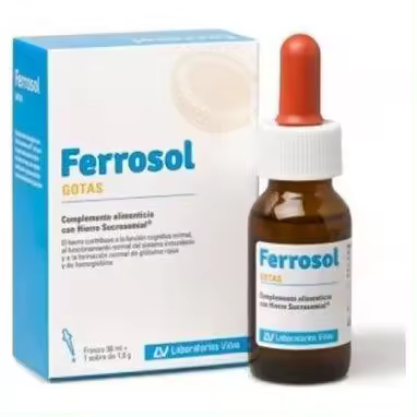 Ferrosol Gotas 30 Ml + Sobres 1,9 G - 1
