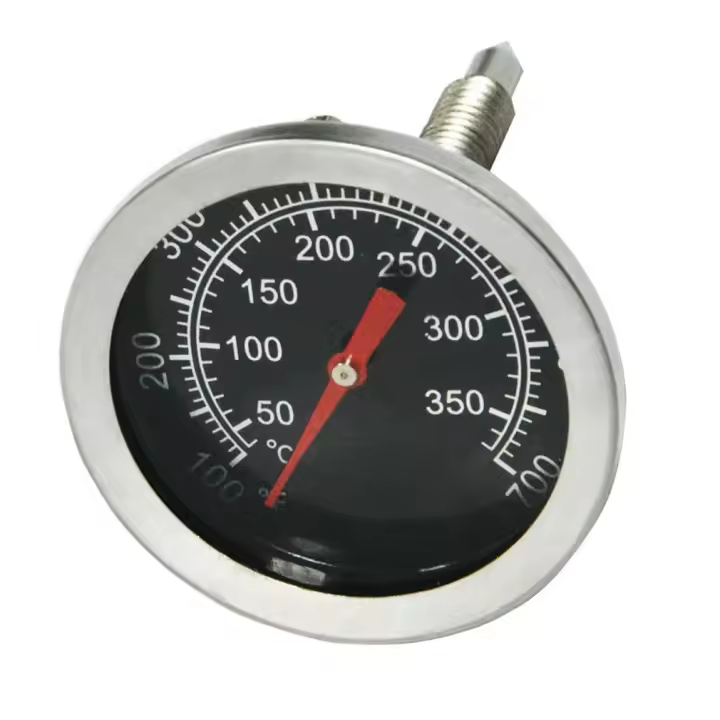 Termómetro para ahumador de Carbón Para Parrilla de barbacoa, termómetro para Horno de pizza de Maple inoxidable de 52mm, piezas de repuesto para barbacoa - 1