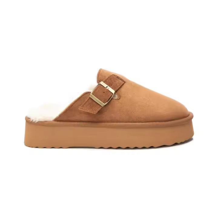 Zapatillas de Casa XTI  para mujer en color marron - 1