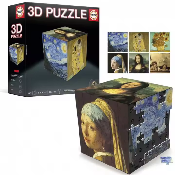 Educa Puzzle 3d Arte 216 Piezas Multicolor - 1