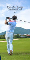 Ayudante De Golf Entrenador De Golpe Exercitador De Cinturón De Tensión Bandas De Entrenamiento Para La Gancho De Golf Suministros De Corrección De Club De Golf - details 4