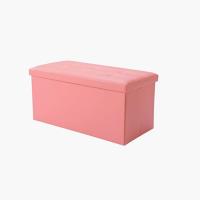 Reposiegos de almacenamiento, cajas plegables, reposabebés, banco cubo, capacidad de carga de hasta 300 kg, aptos para salón, dormitorio, entrada. Reposapiés de almacenamiento, reposapiés del asiento, material de cuero simulado, espacio amplio - details 1