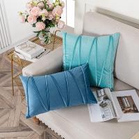 Fundas Para Cojines De Terciopelo Con Rayas Modernas Decorativas Para Sofá Y Coche Tamaño 30x50cm 45x45cm 50x50cm Suaves Y Cómodas - details 4