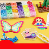 Perler Fuse Bolas De Fusión 5mm 500pcs Hama Juguete Educativo Para Niños Y Niñas DIY Pegboards Rompecabezas Inteligencia Educativa Craft De Pixels Juguetes Cilindros - details 15