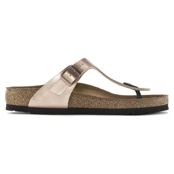 Calzado mujer Sandalias Birkenstock Sandalias Gizeh Birko-flor Dorado - 1