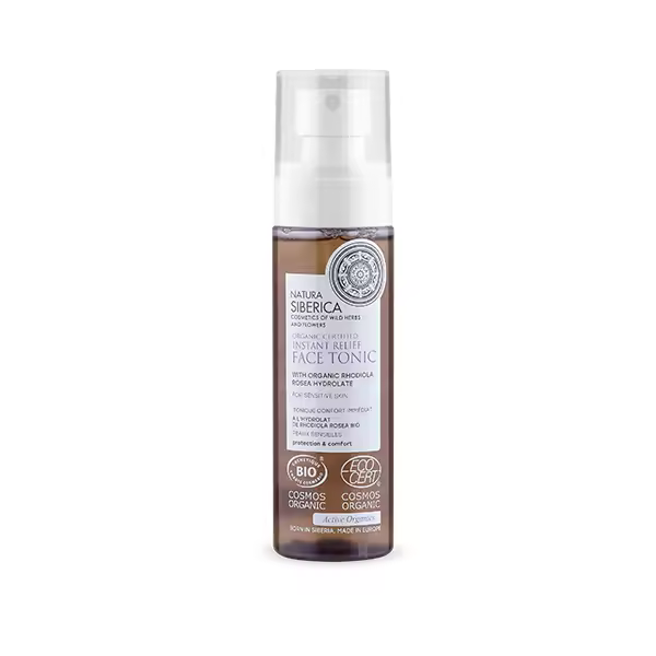 Natura Siberica Tónico Facial Alivio Instantáneo Certificado Orgánico Para Piel Sensible, 100 Ml - 1