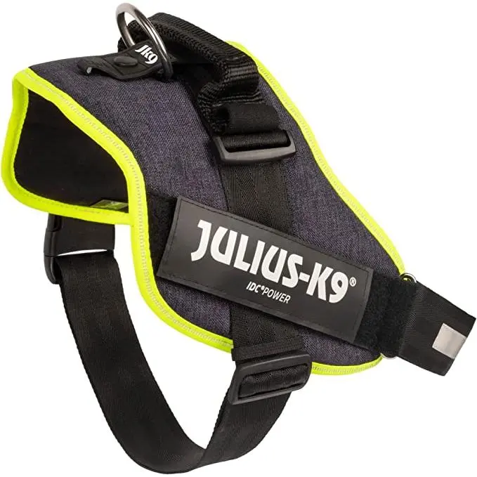 Arnes para Perros JULIUS-K9 16IDC Power Color Vaquero y neon - 1