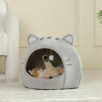 Casa De Gato Caliente Super Silla Para Mascotas Almohadilla De Tienda De Gatos Cueva Para Gatos Jaula Para Perros Pequeños Ropa De Cama Para Mascotas - details 4