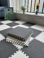 Tapete Educativo Para Bebés 1-24Pcs Alfombra De Juego Para Niños Espesor 30x30x1cm Material Sisal Diseño Plain Square - details 0