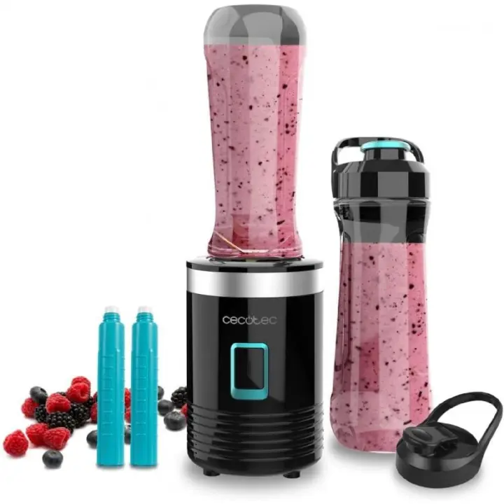 Cecotec Batidora de vaso individual Power Titanium 300 EasyGo - 1