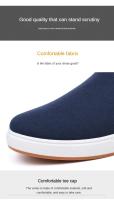 Zapatos Casuales Para Hombre Verano Suela De Goma Transpirable Antideslizante Zapatillas De Lona Ligera Y Planas Envío Gratis - details 4