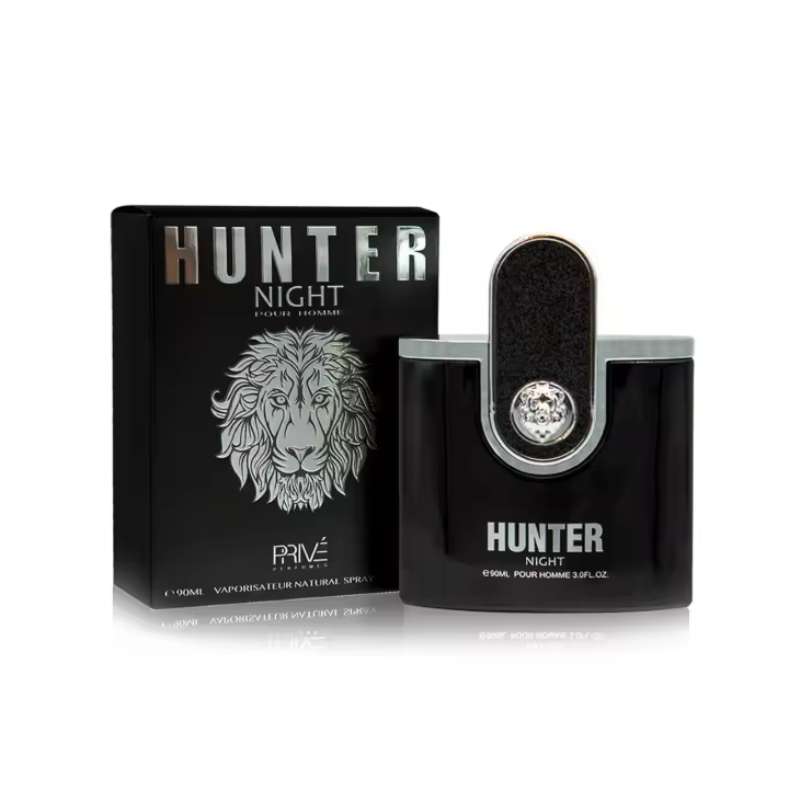 Prive Hunter Night Pour Homme Eau de Toilette For Men Natural Spray 90 Ml - 1