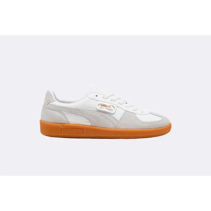 Zapatillas Puma Palermo Leather para Mujer en color White Glacial Gray - 1