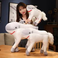 Juguete De Peluche Kawaii 50cm Caballo Delfín Transformado Suave Almohada De Animal Dibujos Animados Regalo De Navidad Para Niños - details 0