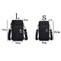 Bolso De Hombro Para Mujer Moda Diagonal Cruzada Con Cierre De Cremallera Bolsa De Pecho Deportiva Vertical Monedero Nylon - details 6