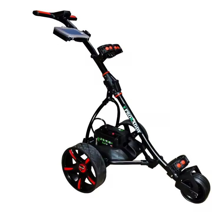 Carro eléctrico de golf ProKaddy modelo S1T2L negro con batería de Litio - 1