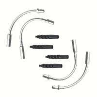 Juego De Aluminio V-Brake Noodle Y Boot MTB 2/4/6pcs Tubo Curvo Guía De Cable Protector De Caño Y Gorra Para Bicicleta - details 3