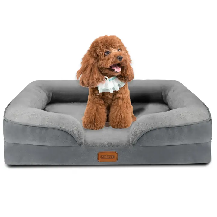 Nobleza - Cama Perros Medianos Sofá Perro con Espuma Viscoelástica, Cama Ortopédica Perros Lavable y Impermeable - 1