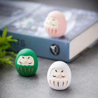 Muñeca De Cerámica Japonesa Daruma Ornamento De Suerte Y Fortuna Decoración De Hogar Miniatura Accesorios Regalos - details 1