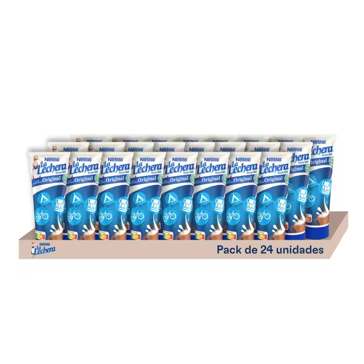 Nestlé La Lechera Leche Condensada Entera Tubo 170g (24 Unidades)  Ideal para recetas rápidas o un toque dulce en cualquier momento - 1