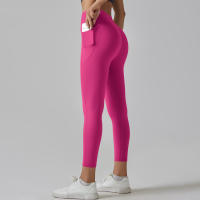 Leggings Para Mujer Con Bolsillos Pantalones De Yoga Para Gimnasio Deporte Fitness De Cintura Alta Control De Abdomen Para Correr Entrenamiento - details 32