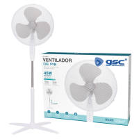 LILI HOME Pack de 2 Ventiladores de Pie Nametil Ø43cm 45w Diseñado para proporcionar una excelente circulación de aire, este ventilador es perfecto para cualquier habitación de tu hogar u oficina. La altura del ventilador se puede ajustar para dirigir e - details 2