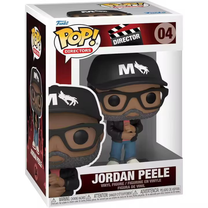 Figura de Vinilo Coleccionable Funko Pop! Icons 04: Jordan Peele - Ideal para Fiestas, Cumpleaños y Coleccionistas - 1