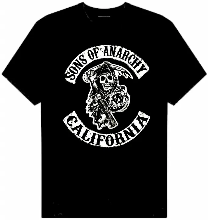 Camiseta Sons of Anarchy | Algodón | Manga Corta - Tejido tubular, sin costuras laterales. - Punto liso - 1