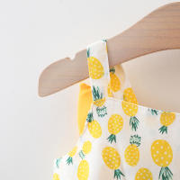 Vestido De Verano Para Bebé Niña Con Estampado De Ananas Vestido De Princesa Con Encaje Y Mangas Sin Mangas Vestido De Fiesta Para Niñas Edad 1-2 Años - details 3